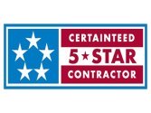 CertainTeed 5 Star contractor logo